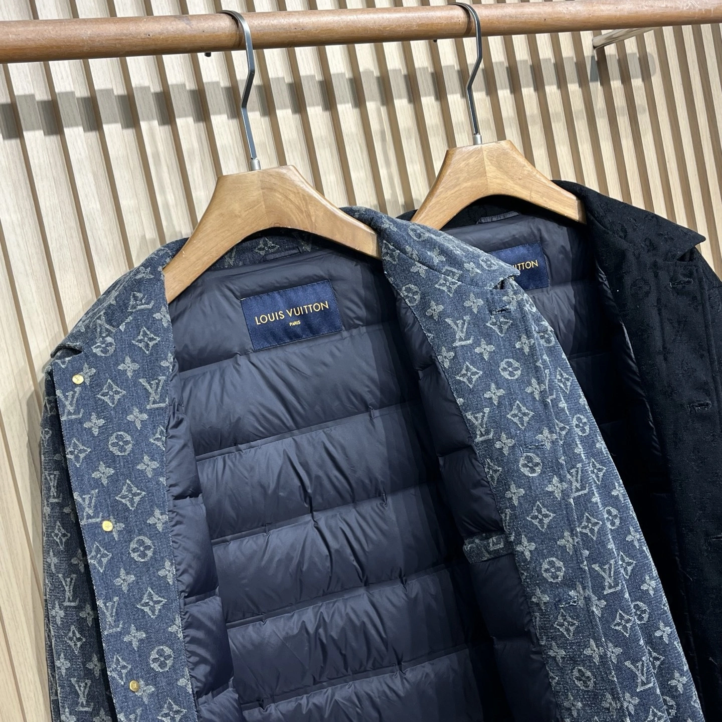 wg.luxury- 8V Down jacket goose down embroidery 2colour item:E-F501J2313-2H